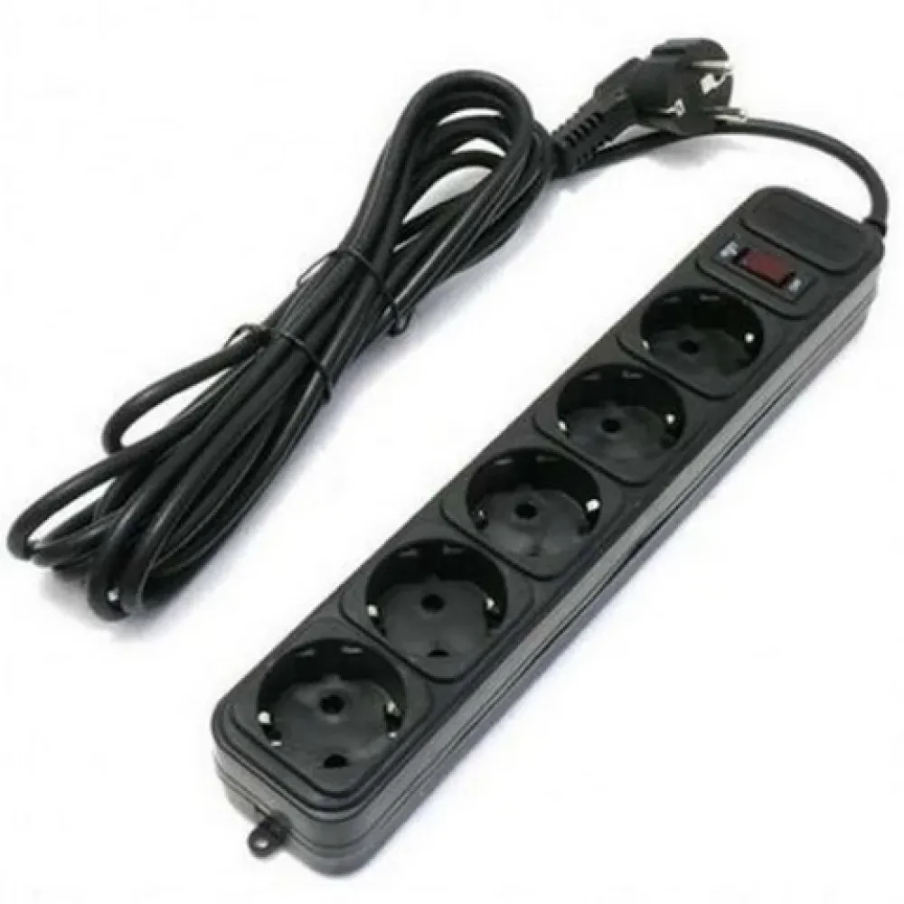 Prelungitor electric Ultra Power UP3-B-10PPB, 5 Prize, 3m, Negru
