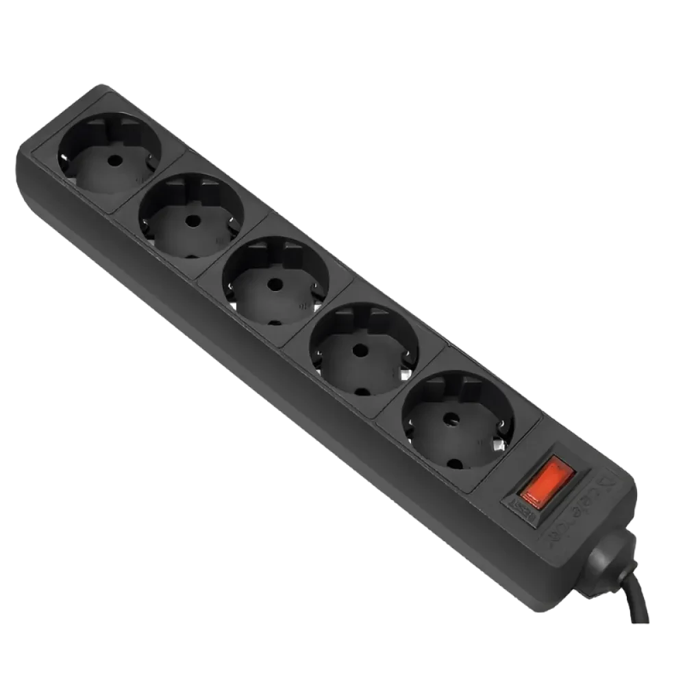 Prelungitor electric Ultra Power UP3-B-15PPB, 5 Prize, 4,5m, Negru