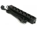 Сетевой фильтр Ultra Power UP6-B-6PPB, 6 Розеток, 1,8м, Чёрный