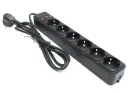 Prelungitor electric Ultra Power UP6-B-10PPB, 6 Prize, 3m, Negru