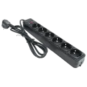 Prelungitor electric Ultra Power UP6-B-15PPB, 6 Prize, 4,5m, Negru