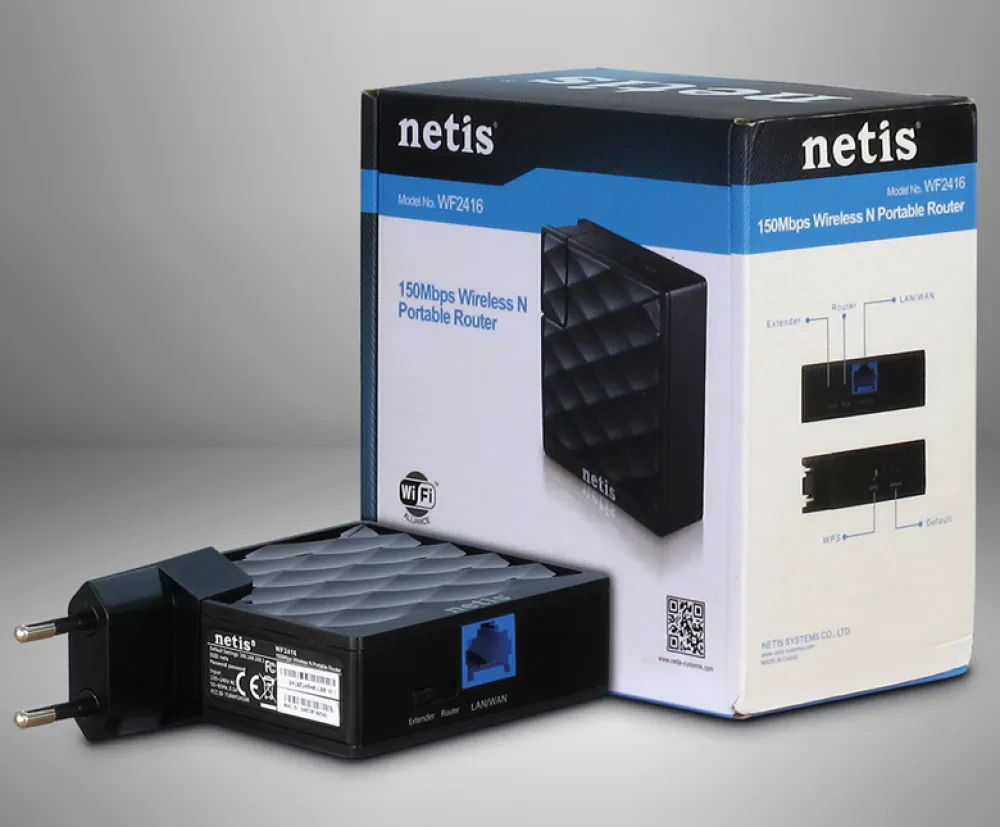 Беспроводной маршрутизатор Netis WF2416, Чёрный
