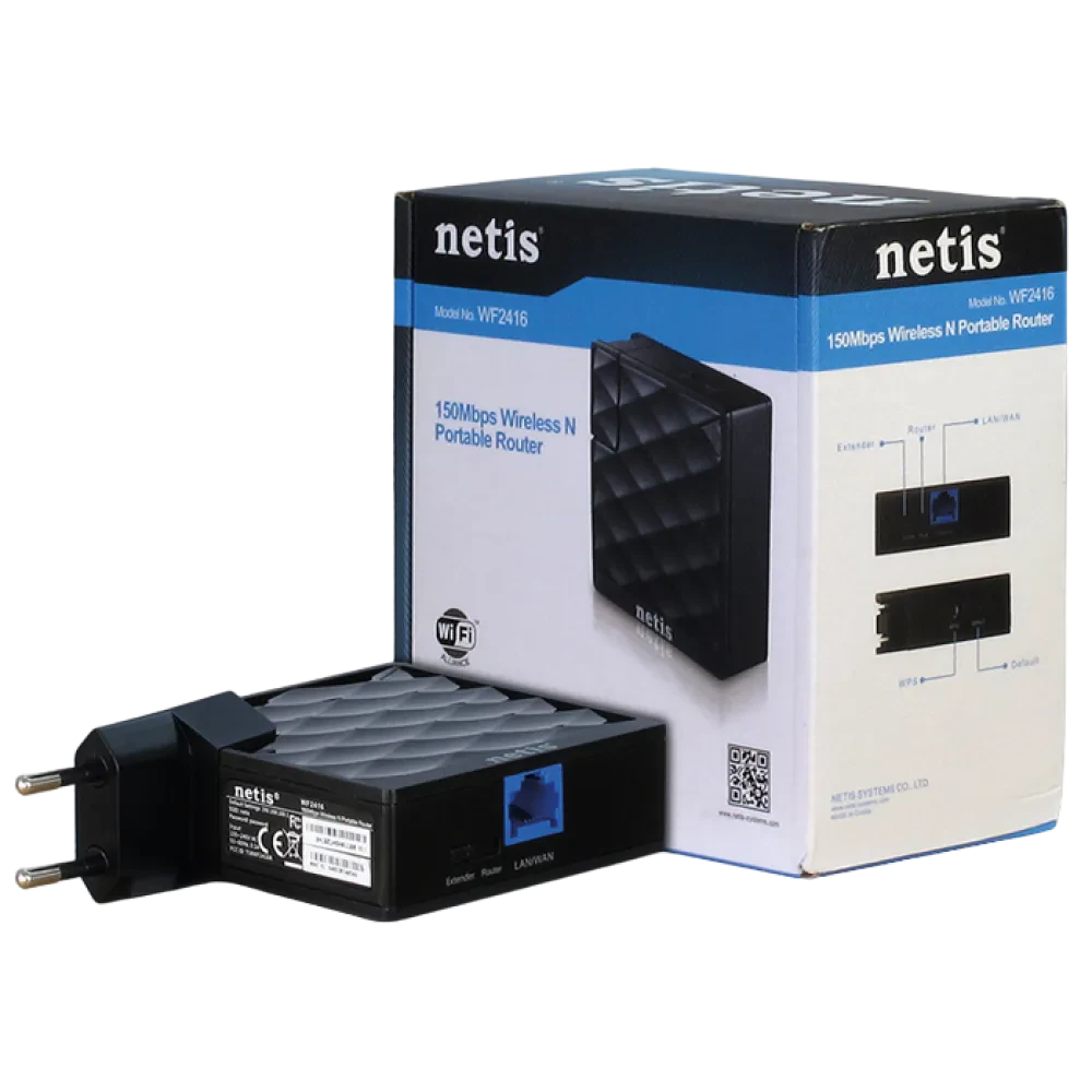 Беспроводной маршрутизатор Netis WF2416, Чёрный