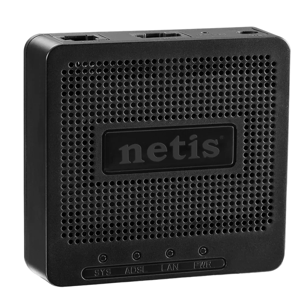 Modem ADSL Netis DL4201, ADSL/ADSL2/ADSL2 + până la 24 Mbps, Negru