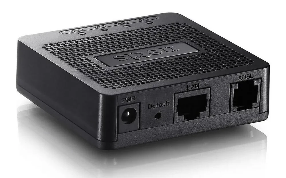 Modem ADSL Netis DL4201, ADSL/ADSL2/ADSL2 + până la 24 Mbps, Negru