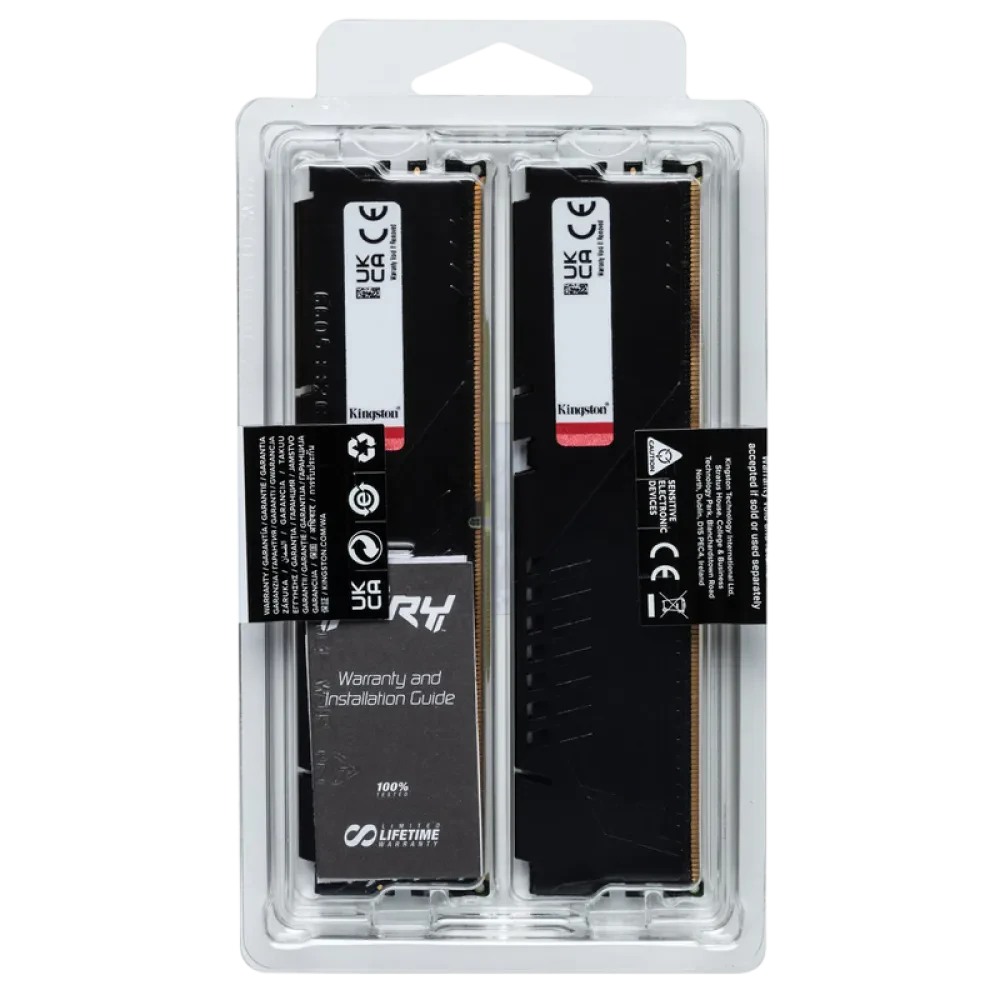 Memorie RAM Kingston FURY Beast, DDR5 SDRAM, 6000 MHz, 64GB, KF560C36BBEK2-64