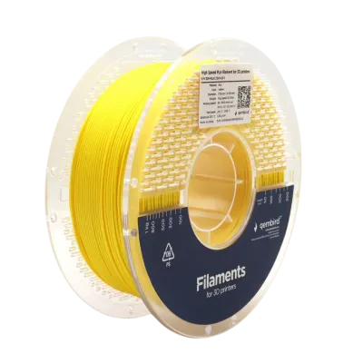 Filament pentru imprimantă 3D Gembird 3DP-PLA1.75HY-01-Y, PLA, Galben, 1.75 mm, 1kg