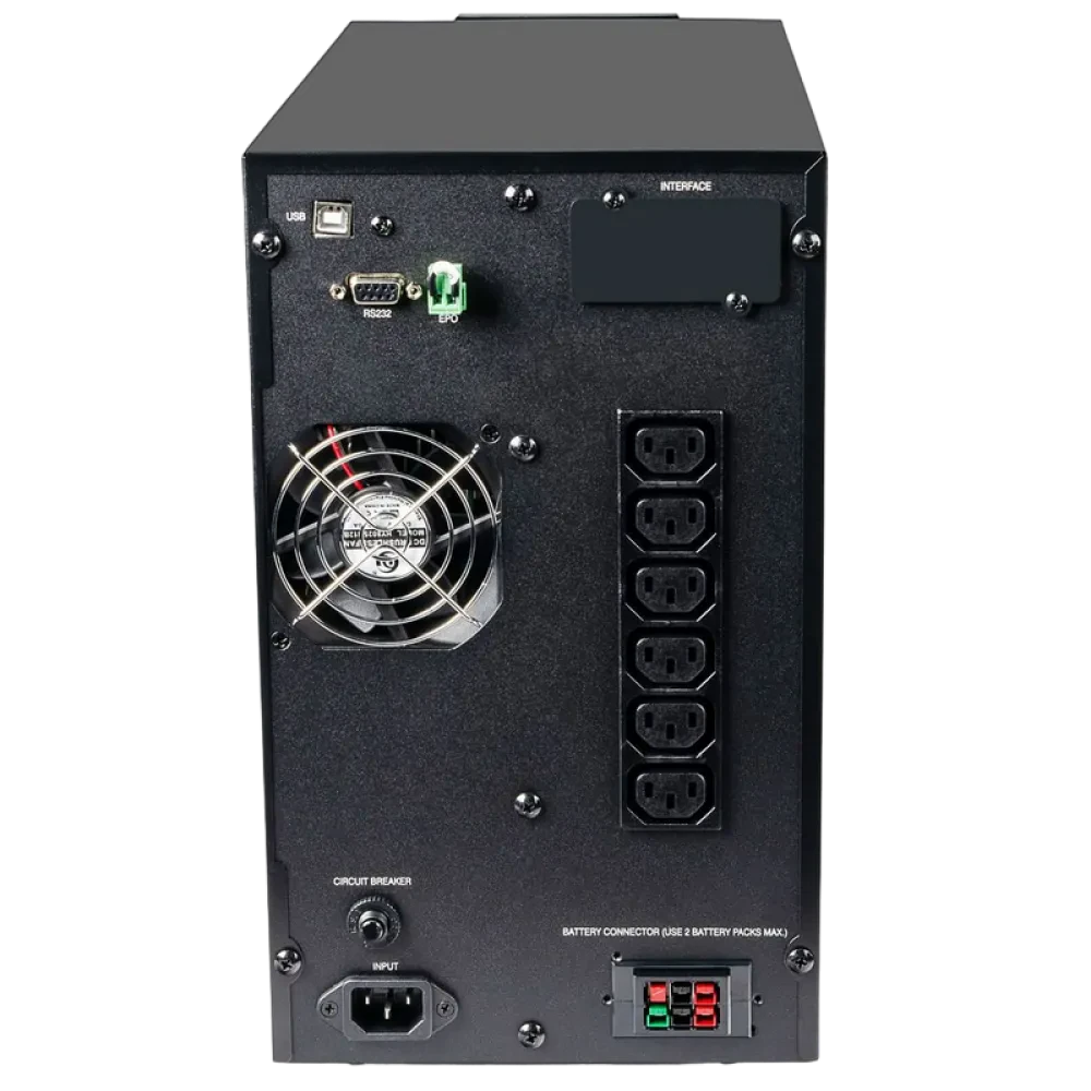 Источник бесперебойного питания PCM MAC-1500, Онлайн, 1500VA, Башня