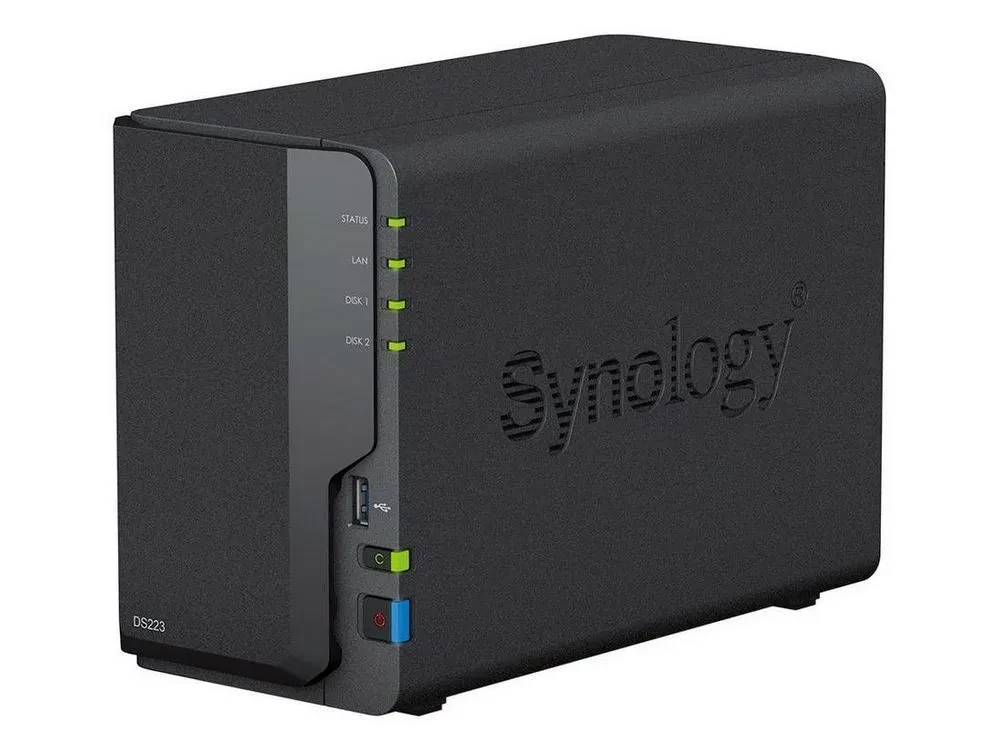 Stocare atașată la rețea SYNOLOGY DS223, Negru