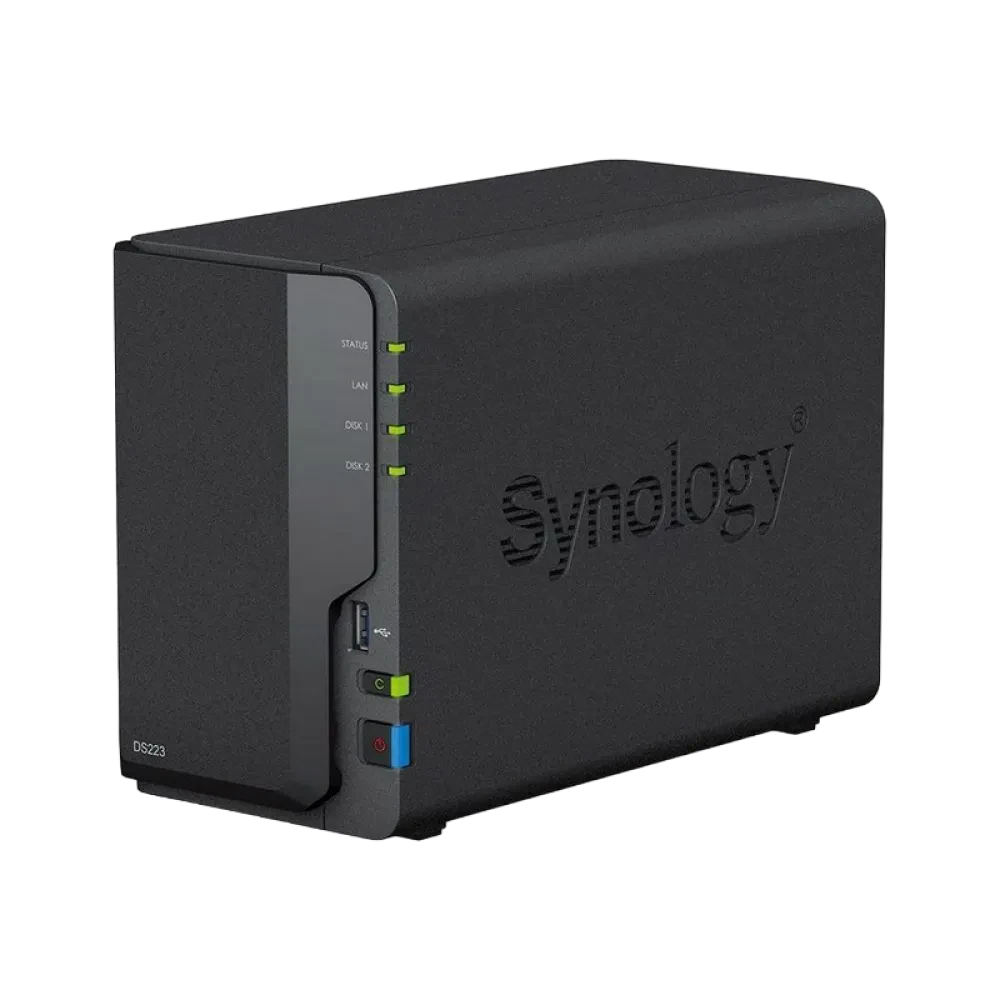 Stocare atașată la rețea SYNOLOGY DS223, Negru