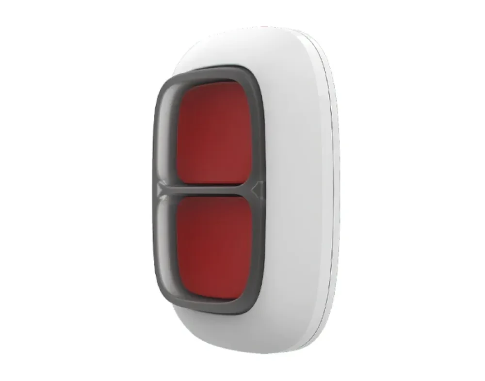 Buton de urgență Ajax DoubleButton, Alb