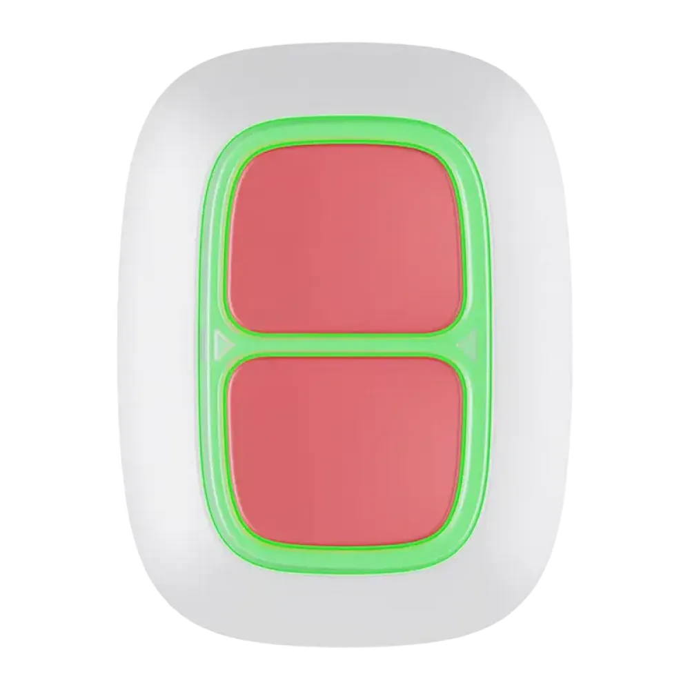 Buton de urgență Ajax DoubleButton, Alb