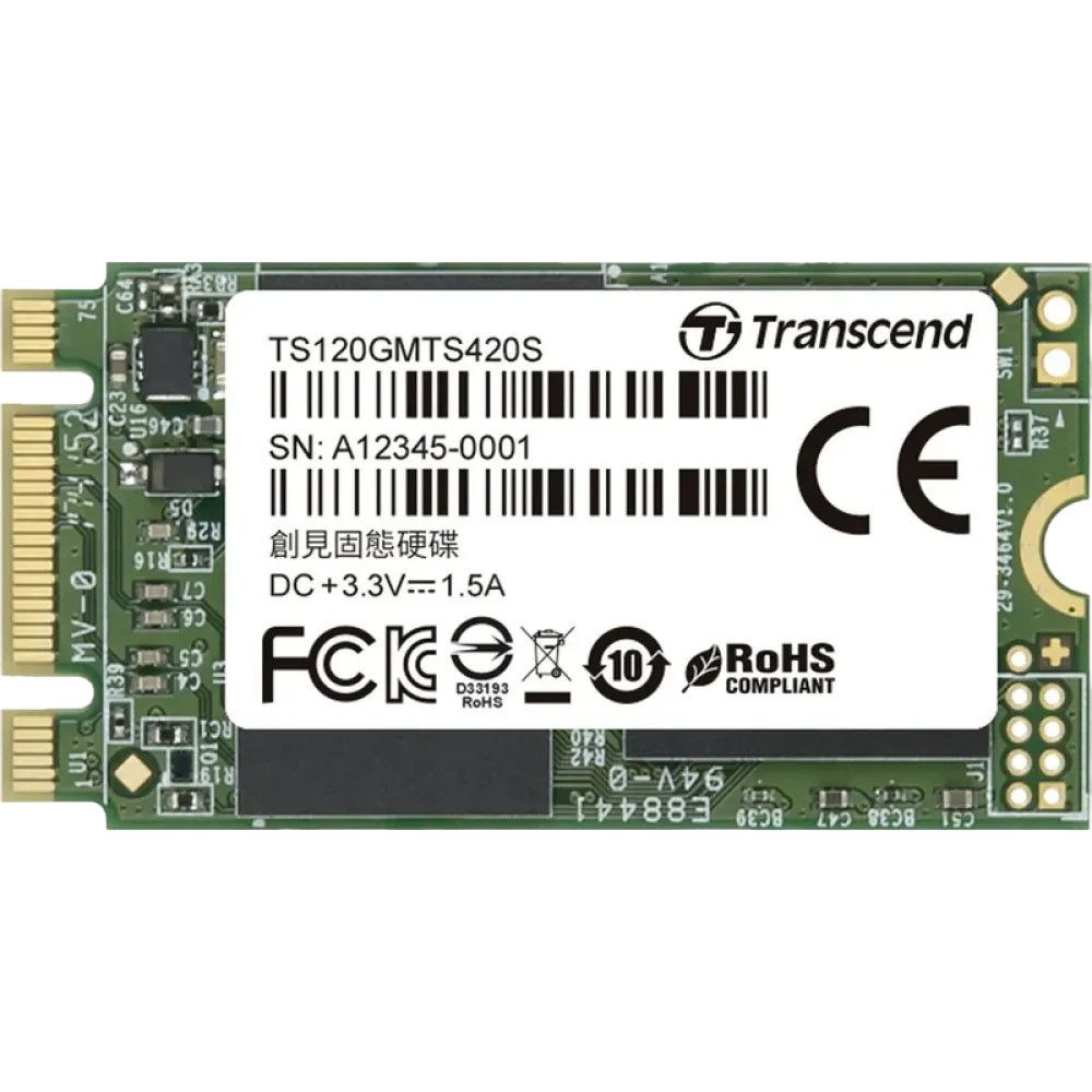 Unitate SSD Transcend 420S, 120GB, TS120GMTS420S