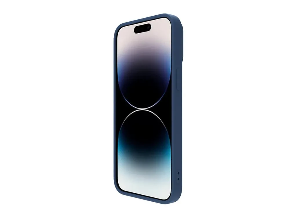 Husă Nillkin iPhone 14 Pro Max, CamShield Silky Silicone, Albastru