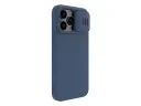 Husă Nillkin iPhone 14 Pro Max, CamShield Silky Silicone, Albastru
