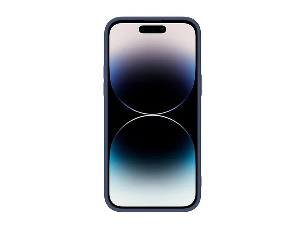 Husă Nillkin iPhone 14 Pro Max, CamShield Silky Silicone, Albastru
