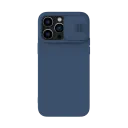 Husă Nillkin iPhone 14 Pro Max, CamShield Silky Silicone, Albastru
