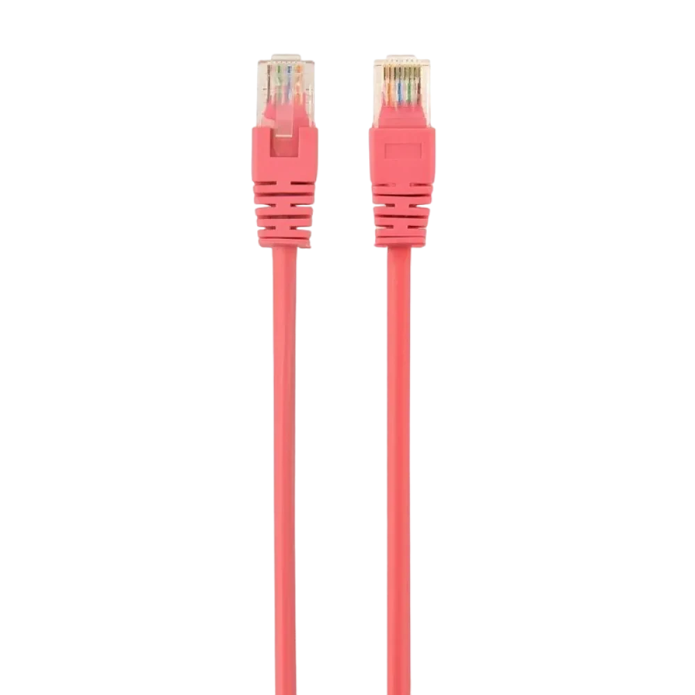 Патч-корд Cablexpert PP12-0.5M/RO, CAT5e UTP, 0,5м, Розовый