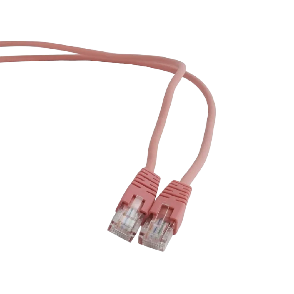 Патч-корд Cablexpert PP12-0.5M/RO, CAT5e UTP, 0,5м, Розовый