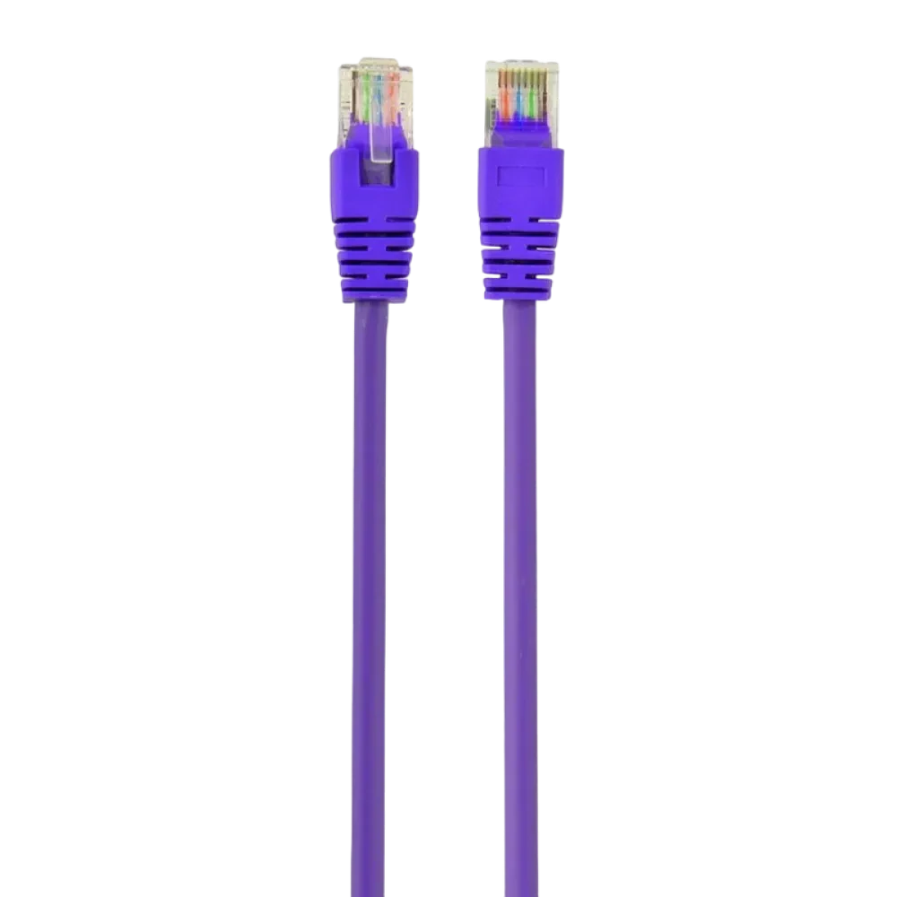 Патч-корд Cablexpert PP12-0.5M/V, CAT5e UTP, 0,5м, Фиолетовый