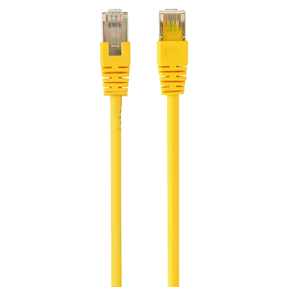 Patch cord Cablexpert PP22-0.5M/Y, Cat5e FTP, 0,5m, Galben