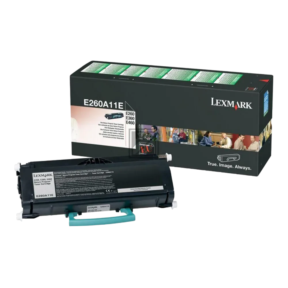 Тонер-картридж Lexmark 0E260A11E, Черный