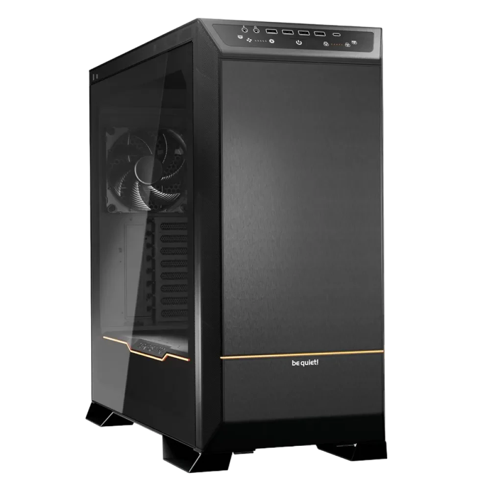 Carcasă PC be quiet! BGW50, Midi-Tower, Fără PSU, Negru