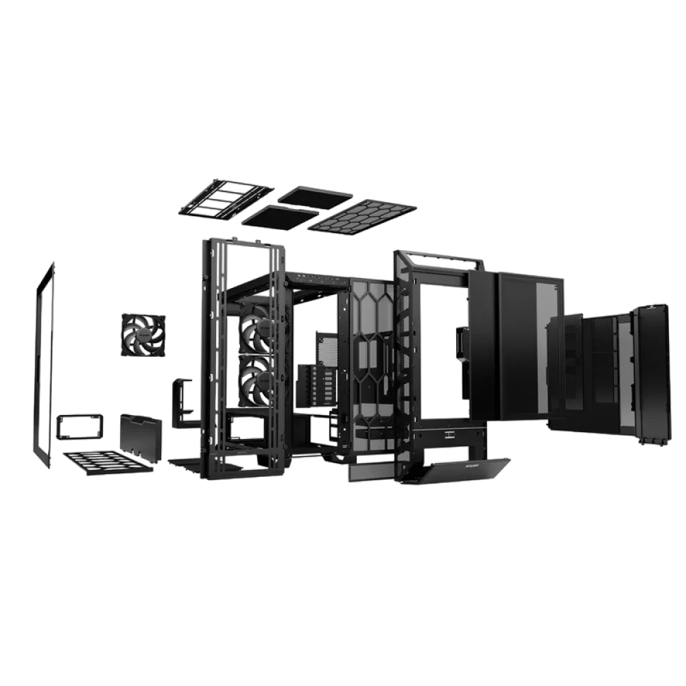 Carcasă PC be quiet! BGW50, Midi-Tower, Fără PSU, Negru