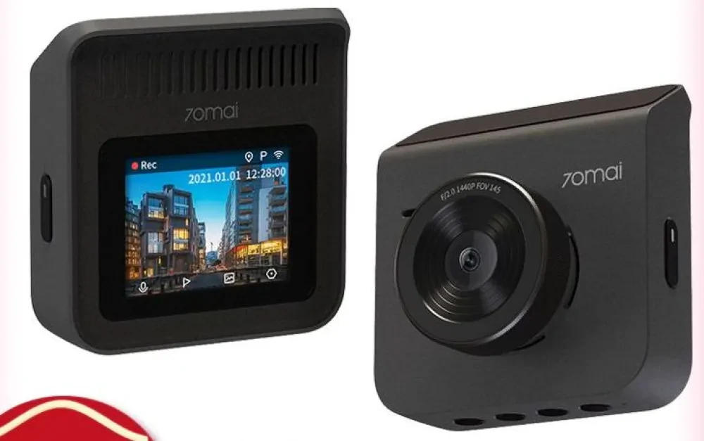 Cameră auto DVR 70mai Dash Cam A400, 2560x1440, Gri