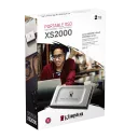 SSD portabil extern Kingston XS2000 BoC, 2 TB, Argintiu (SXS2000/2000GA)
