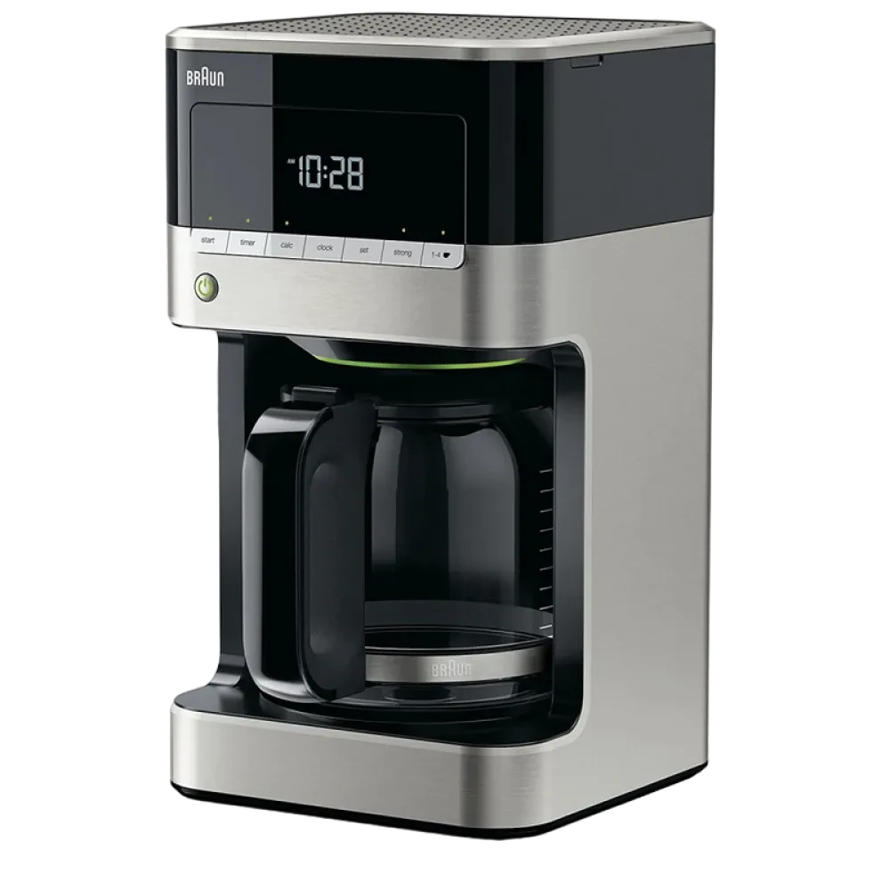 Cafetiera cu picurare Braun KF 7120 BK, 1000W, Negru | Oţel inoxidabil
