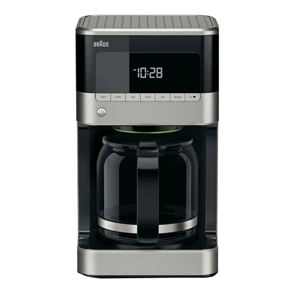 Cafetiera cu picurare Braun KF 7120 BK, 1000W, Negru | Oţel inoxidabil