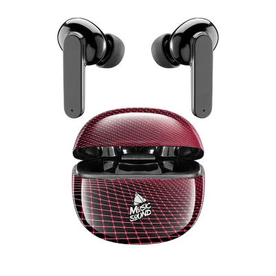 Căști Cellularline Music Sound Fantasy in ear, Negru/Rosu