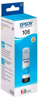 Recipient de cerneală Epson 106 EcoTank, C13T00R240, Cyan