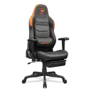 Scaun Gaming Cougar Explore Neo, PVC Piele, Negru | Portocaliu