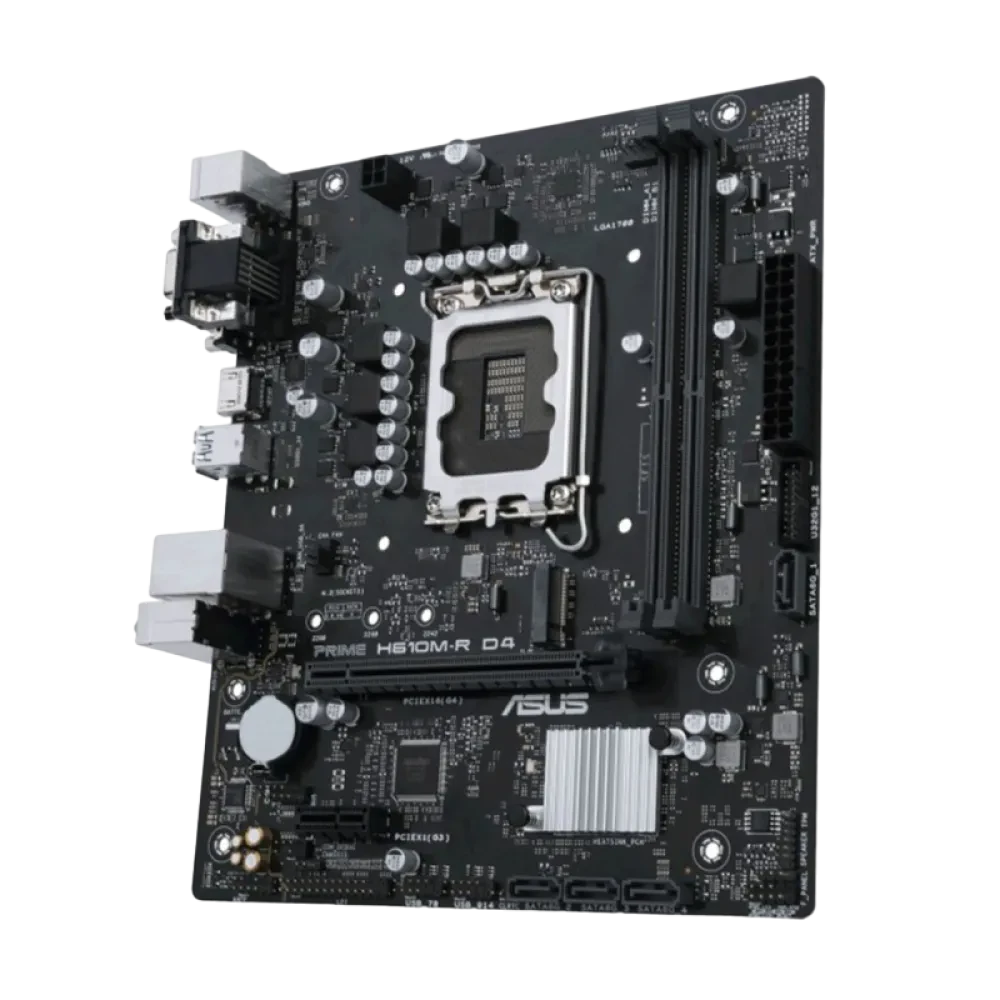 Placă de bază ASUS PRIME H610M-R D4-SI, LGA1700, Intel H610, Micro-ATX