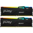 Memorie RAM Kingston FURY Beast RGB, DDR5 SDRAM, 6000 MHz, 64GB, KF560C36BBEAK2-64
