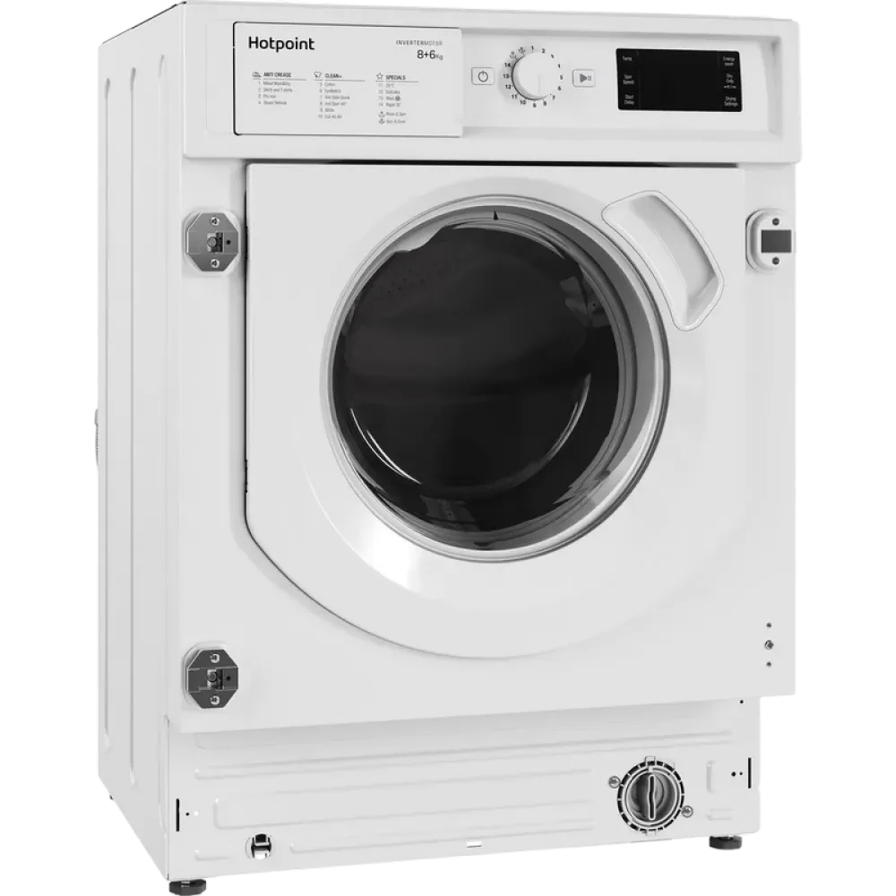 Mașină de spălat cu uscător Hotpoint-Ariston BI WDHG 861485 EU, 8kg, Alb