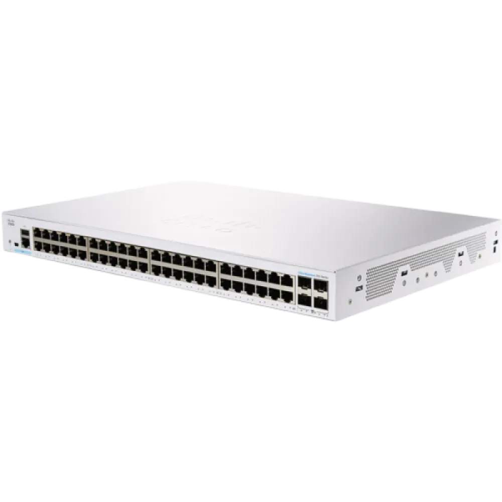 Сетевой коммутатор Cisco CBS250-48T-4X, 48x 10/100/1000 Мбит/с