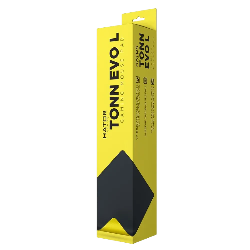 Игровой коврик для мыши HATOR Tonn EVO, Large, Чёрный
