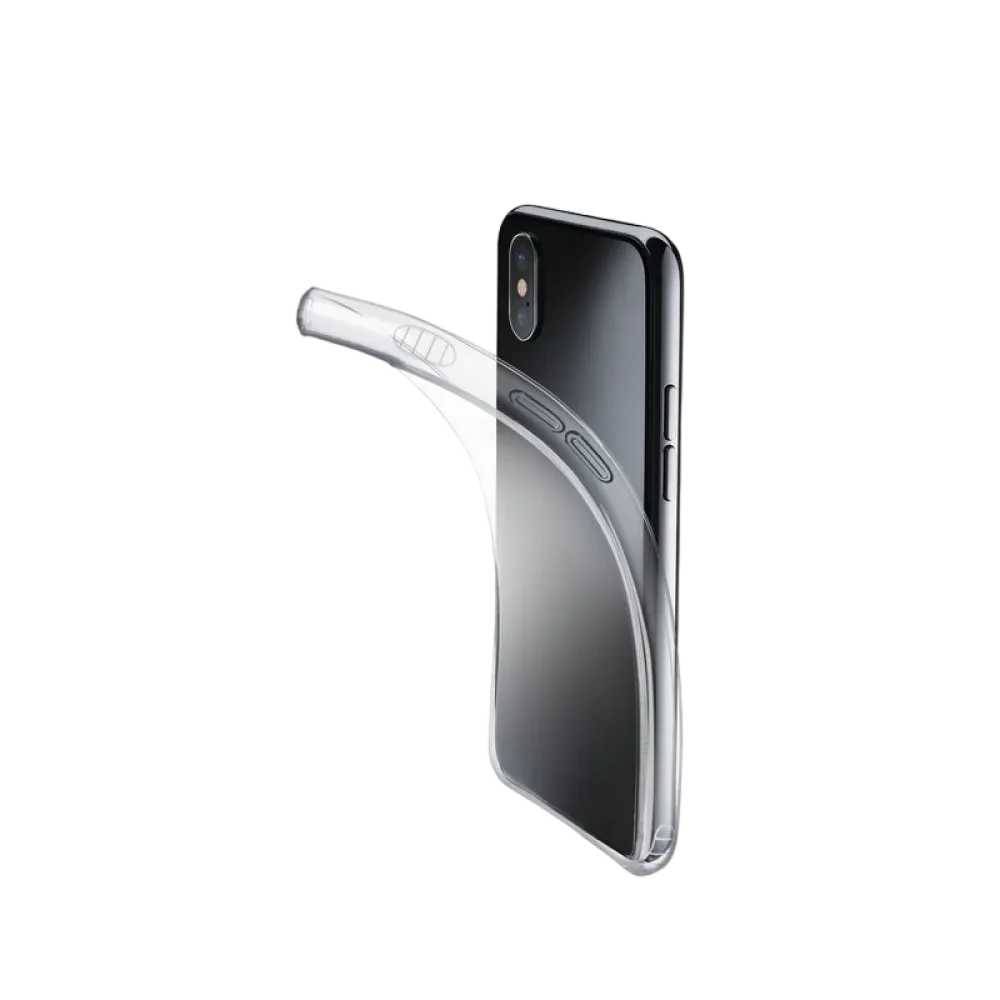 Husă Cellularline Fine - iPhone XS/X, Transparent