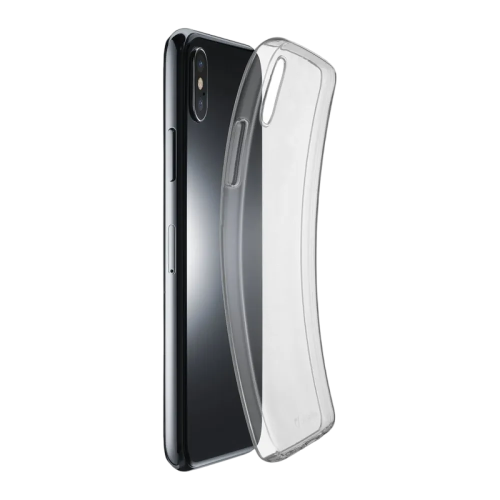 Husă Cellularline Fine - iPhone XS/X, Transparent