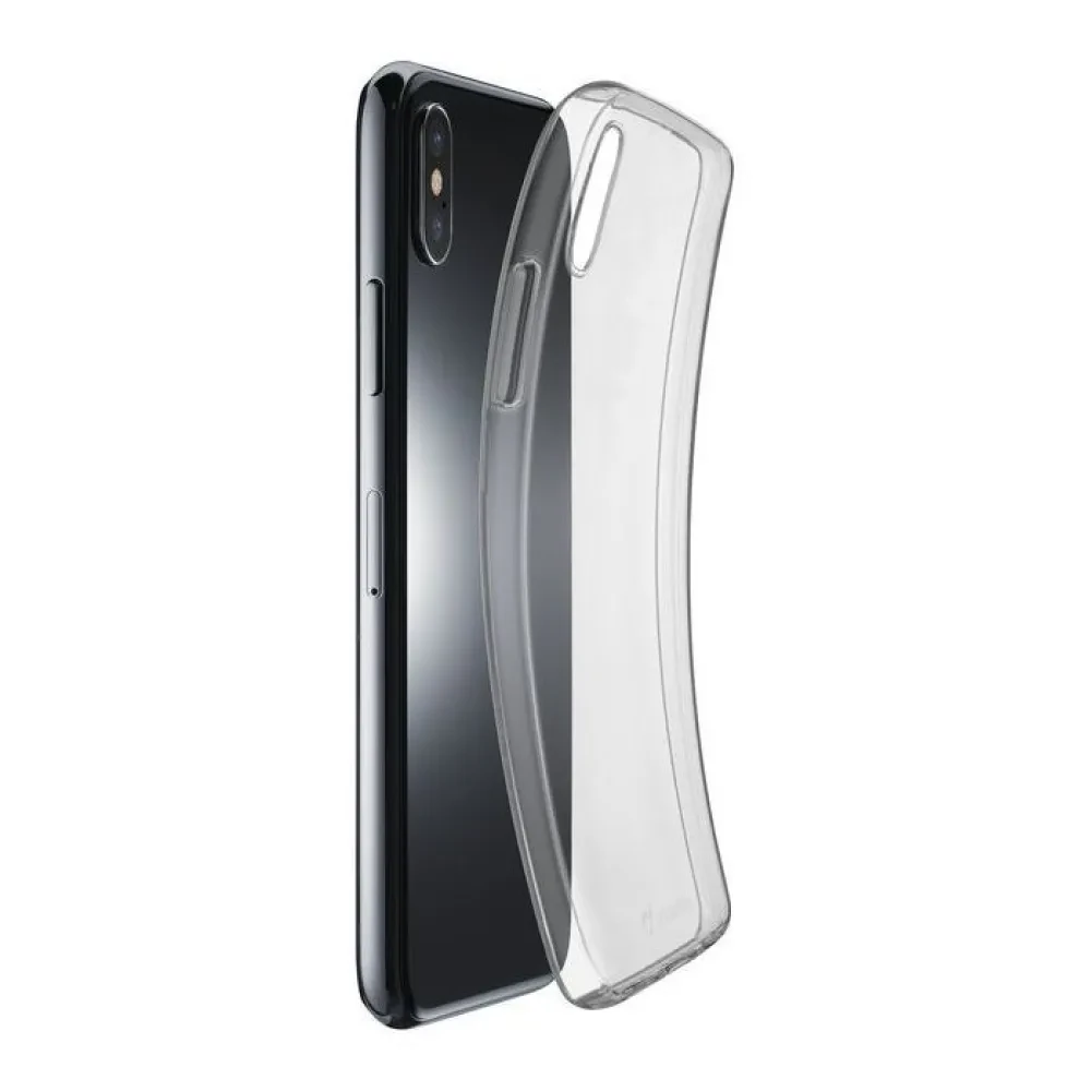 Husă Cellularline Fine - iPhone XS/X, Transparent