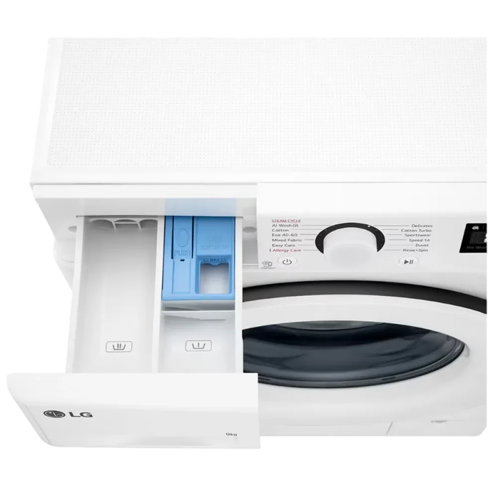 Стиральная машина LG F4WR509SWW, 9кг, Белый