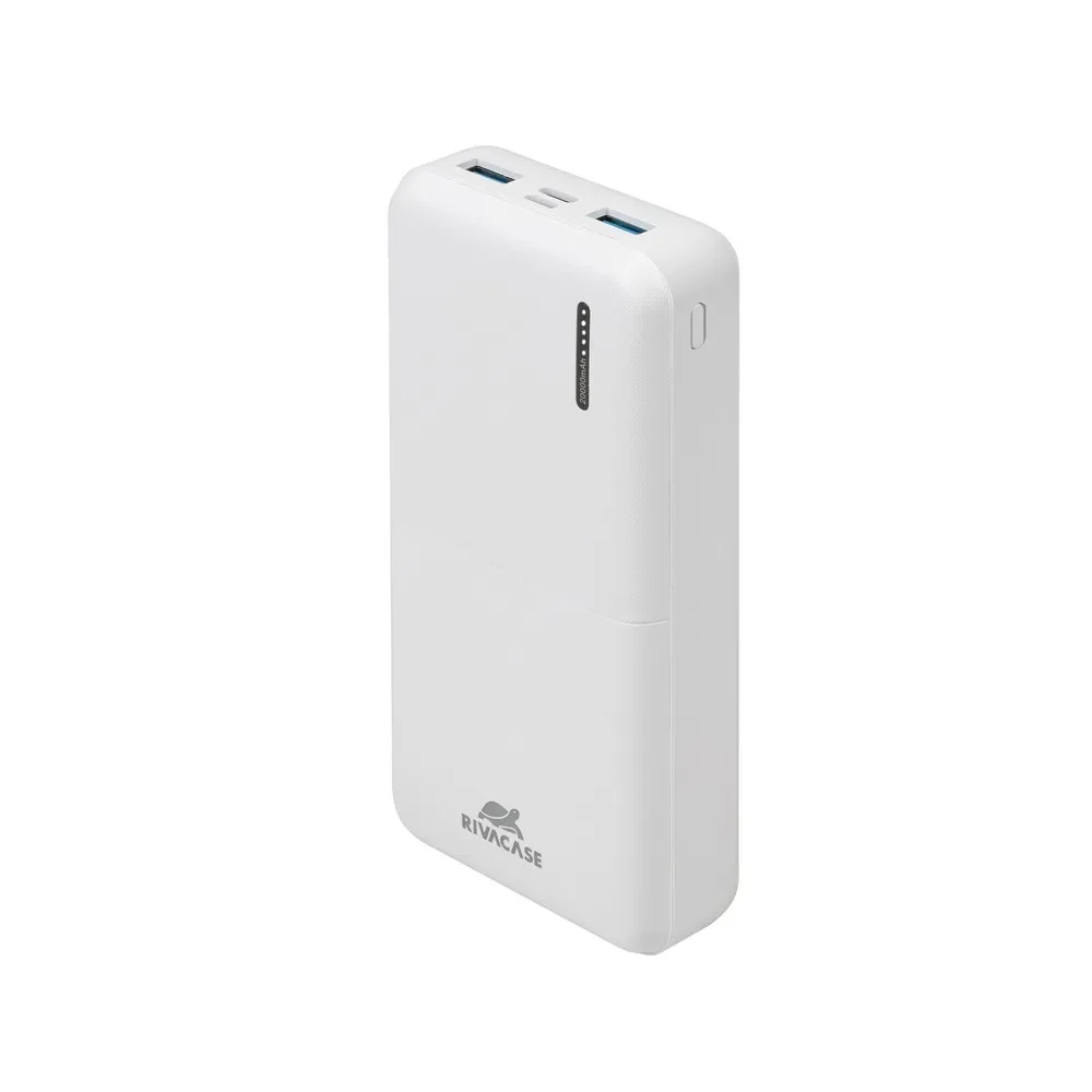 Acumulator extern Rivacase VA2572, 20000mAh, Alb