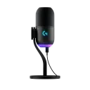 Microfon Gaming Logitech Yeti GX, Cu fir, Negru