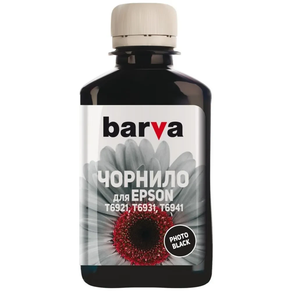Контейнер с чернилами Barva T6931, 180мл, Черный фото