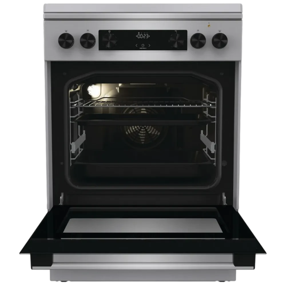 Комбинированная плита Gorenje GKS6C71XF, Нержавеющая сталь
