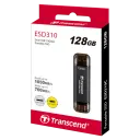 SSD portabil extern Transcend ESD310C, 128 GB, Negru (TS128GESD310C)