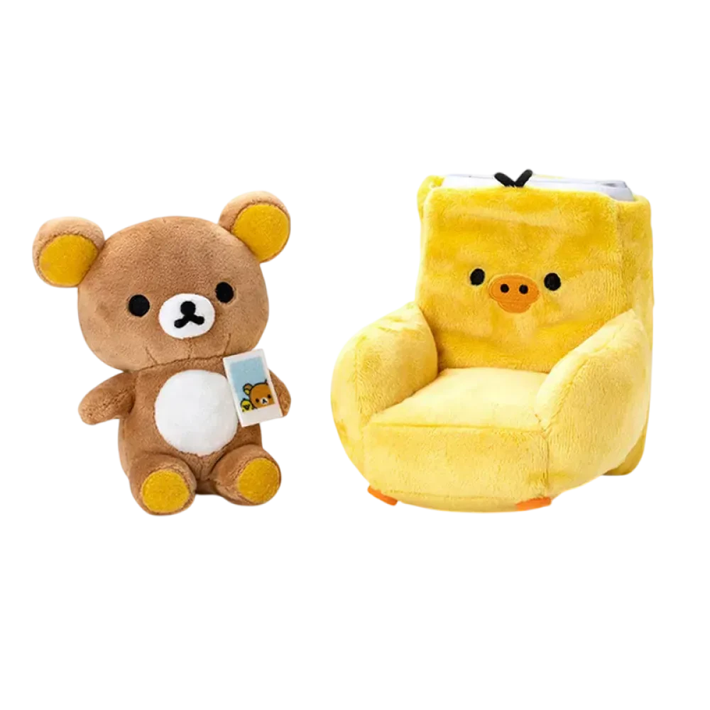Imprimantă foto instax Mini Link 2 Rilakkuma Special Edition, 62 x 46 mm, Clay White